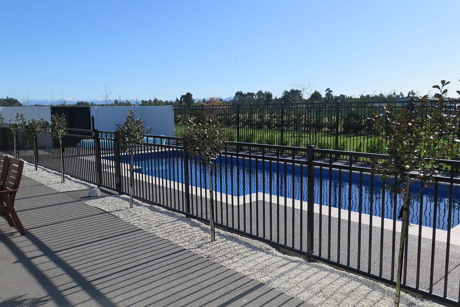 polo pool fence