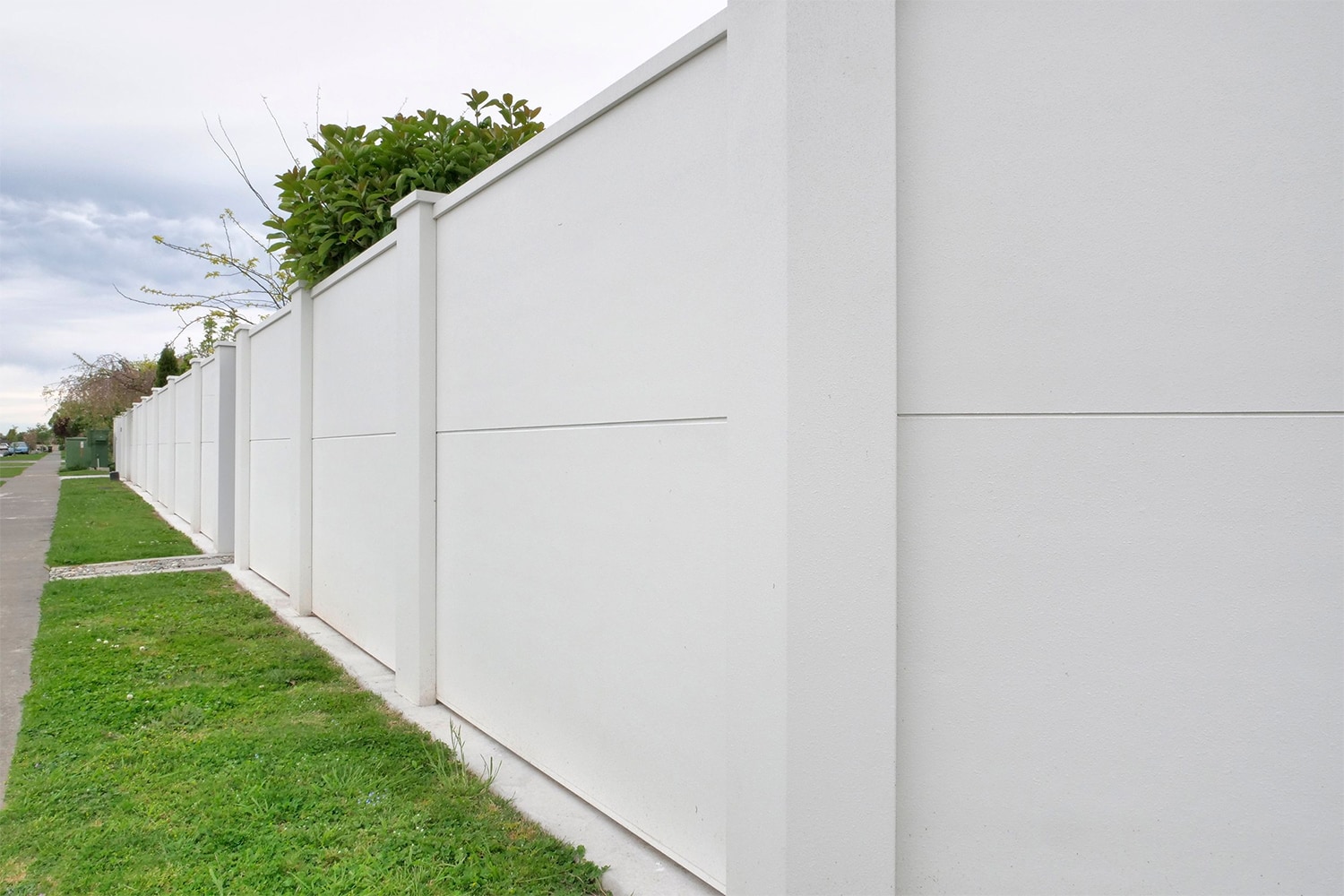 solid wall fence